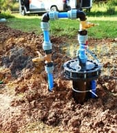 скважина летом